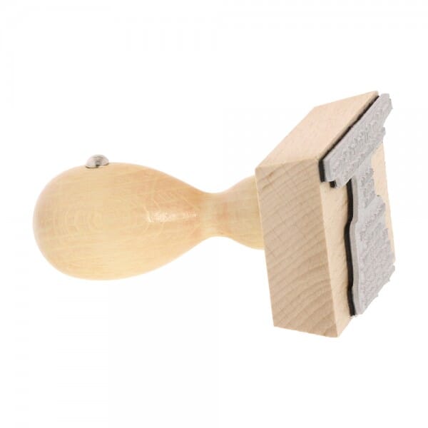Cachet en bois 4 × 6 — vue 2